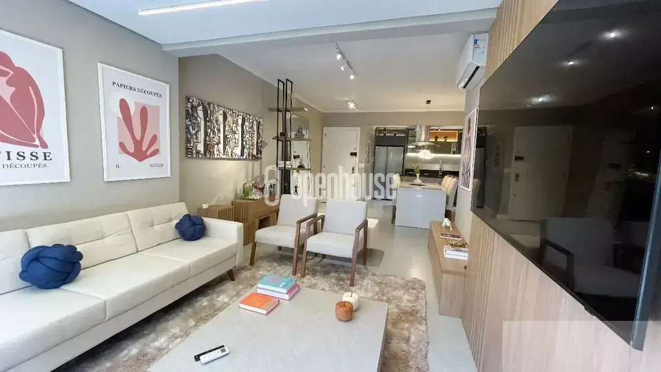 Apartamento Luxo 100m² 3 Dorms Mobiliado Completo