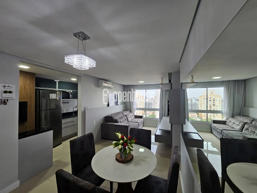 Apartamento de 3 dormitórios mobiliado com suíte 72m²